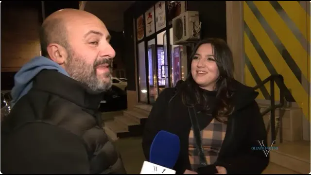 Naomi intervistata da Quinto Potere a Tirana